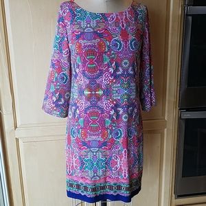 Laundry by Shelli Segal print knit dress